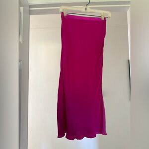Free People Fuchsia Vibrant Skirt